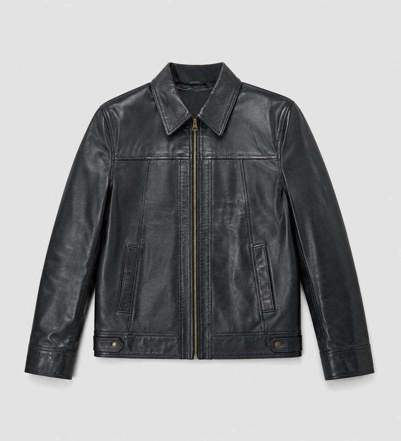 Men's Black Trucker Jacket