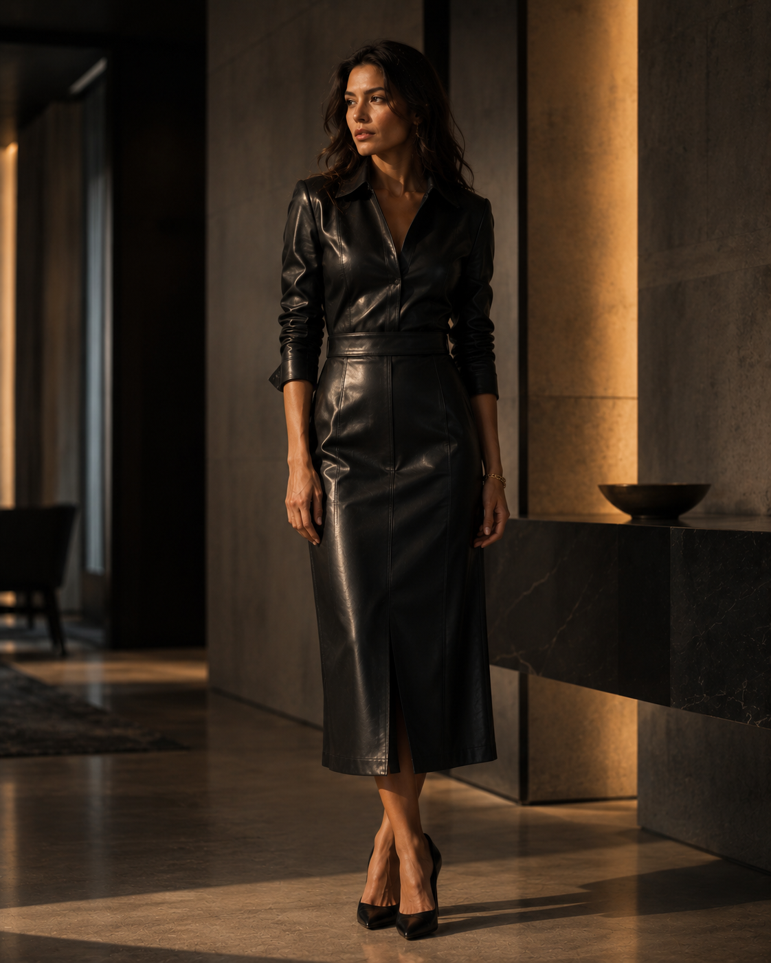 Women's Leather Dresses