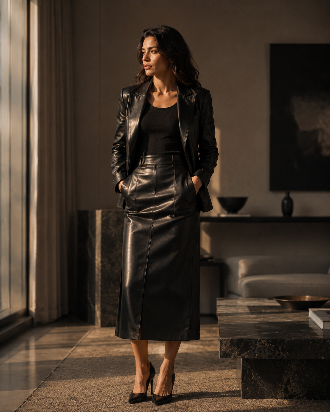 Women's Leather Skirts