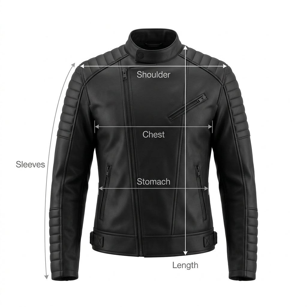 Men's Leather Jacket How to Measure Guide